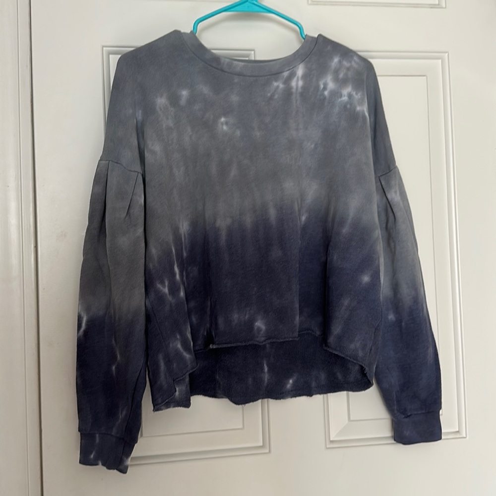 American Eagle Cropped Tie Dye Sweatshirt